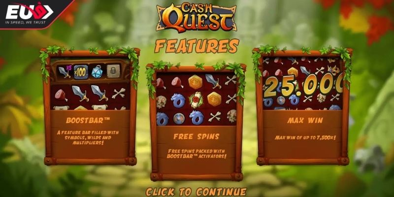 Cash Quest Eu9 - Trải Nghiệm Nổ Hũ Hấp Dẫn Và Kịch Tính 2 Biểu tượng và tính năng đặc biệt trong Cash Quest Eu9