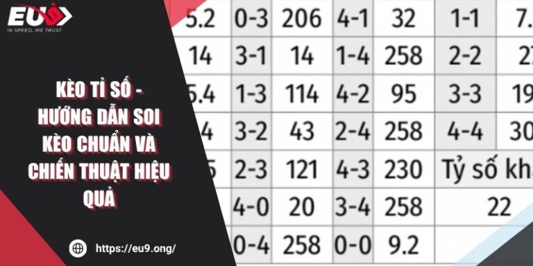 Kèo Tỉ Số - Hướng Dẫn Soi Kèo Chuẩn Và Chiến Thuật Hiệu Quả 3 Kèo Tỉ Số - Hướng Dẫn Soi Kèo Chuẩn Và Chiến Thuật Hiệu Quả