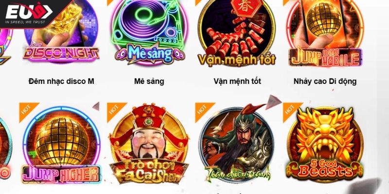 Không gian giải trí siêu nổ hũ cuốn hút người đam mê tại EU9